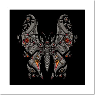 Steampunk butterfly Posters and Art